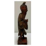 Misc. Vintage African And Oriental Hand Carved Wooden Statues And Biggest Is 12"