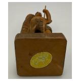 Misc. Vintage African And Oriental Hand Carved Wooden Statues And Biggest Is 12"
