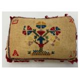 Misc. Antique Pin Cushions Including One Needle Point And More