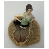 Misc. Antique Pin Cushions Including One Needle Point And More