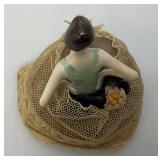 Misc. Antique Pin Cushions Including One Needle Point And More