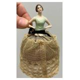 Misc. Antique Pin Cushions Including One Needle Point And More