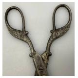 Antique Art nouveau Scissors Made In Germany 9"