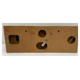 Vintage Man Cave Collectible Strong Arm Gas Charged Lift Supports Sign And Clock (Needs Repair) 12 1/2" x 32 1/2"