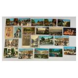 Group Of Vintage Collectible Postcards Including Leather And more (Some With Old Stamps)