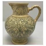 Vintage RARE Oriental Themed Pitcher 5 1/2" x 6"