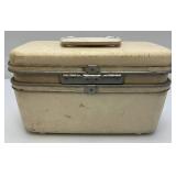 Vintage Old Metal Tackle/Tool Box, Very Old Bike Seat And more