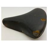 Vintage Old Metal Tackle/Tool Box, Very Old Bike Seat And more