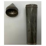 RARE Antique French Pastry Cream Tubes/Nozzles in Custom Case Marked France 6"