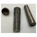 RARE Antique French Pastry Cream Tubes/Nozzles in Custom Case Marked France 6"