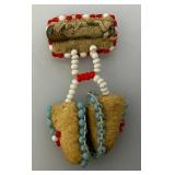 Vintage Miniature Native American Buck Skin And Beaded Items And more
