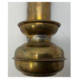 EST. $150.00 -$275.00 CER Railway Marked Brass Railway Carriage Lamp Candle Lantern With Candle 13 1/2"