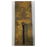 3 Antique Metal Weight Scales