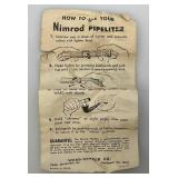 Vintage Nimrod Pipeliter With Instructions