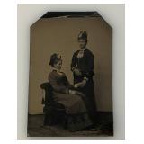 Antique Misc. Tintypes 2 1/2" x 4" is the largest