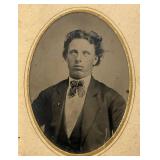 Antique Misc. Tintypes 2 1/2" x 4" is the largest