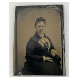 Antique Misc. Tintypes 2 1/2" x 4" is the largest