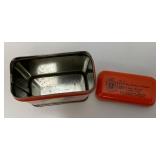 Vintage Collectible Mid-Century HARTZ MOUNTAIN Song Food Tin (Very Nice Condition)