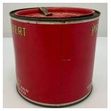 Vintage Collectible Prince Albert Crimp Cut Tobacco Tin 5" x 5 1/4"