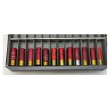 Vintage Ammo Collection In Metal 5 Drawer Chest