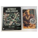 Southwest Silver Jewelry By Paula A. Baxter Hardcover Book 9" x 11 1/4" & Hopi Silver 6 3/4" x 9 1/2" Soft Cover Book