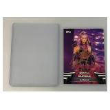 Autographed Topps Royal Rumble NATALYA Wrrestling Card (In Protective Sleeve)