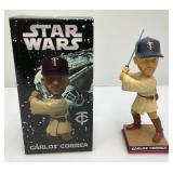 Carlos Correa 7" STAR WARS Jedi Bobblehead (New Old Stock)