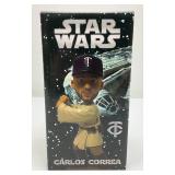 Carlos Correa 7" STAR WARS Jedi Bobblehead (New Old Stock)