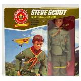 1974 VERY RARE (STEVE SCOUT) Boy Scout Action Figure In Original Box