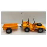 1974 VERY RARE (STEVE SCOUT) Action Figure "The Pathfinder" Jeep, Trailer And Boat In Original Box (Tent Flaking)