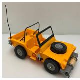 1974 VERY RARE (STEVE SCOUT) Action Figure "The Pathfinder" Jeep, Trailer And Boat In Original Box (Tent Flaking)