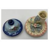 Misc. Vintage Collectible Chinese Blue & White Porcelain Cup, Roman Themed Decantor, Cups And More