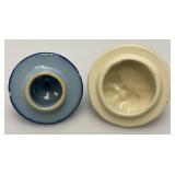 Misc. Vintage Collectible Chinese Blue & White Porcelain Cup, Roman Themed Decantor, Cups And More