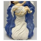 Vintage 26" Mary And baby Jesus Blow Mold (Has Light)