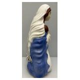 Vintage 26" Mary And baby Jesus Blow Mold (Has Light)