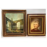 Two old Framed Pictures One is Original Oil