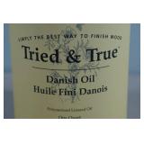 1QT Tried & True Danish Oil Polymerized Linseed Oil
