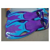 Cressi Blulove Kids Snorkel Set - Fin Size S/M