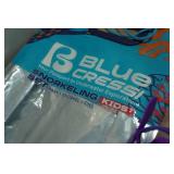 Cressi Blulove Kids Snorkel Set - Fin Size S/M