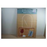 Gold Framed Arched Wall Mirror - 22"x30"