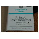Comfort Bay Printed Doormat - 18"x27" Wipe Your Paws