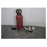 CO2 Tank with Beverage Dispensing Gun