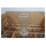 *20* Milkshake Glasses and 7 Oval Plates