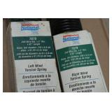 Left & Right Wind Torsion Springs - .243 Wire Dia x 2" Dia x 32" Length