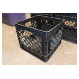 *5* Heavy Duty Plastic Milk Crates
