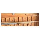 Lot Pile of Wood with Ladder