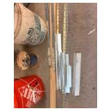 Various Scrap Metal Other Parts and 3/16" thick 8’ Steel