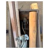 Furniture Dolly, Light bulbs, Door Handles, Lamp and misc.