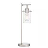 Regan 20" Brushed Nickel Table Lamp with Shade