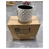 Pineapple Planter 14 qt Resin White (4 pack)